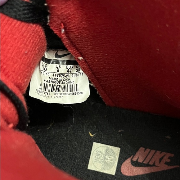 Nike Jordan AIR TRAINER SC 2 BRED Sneakers‎ Size 10